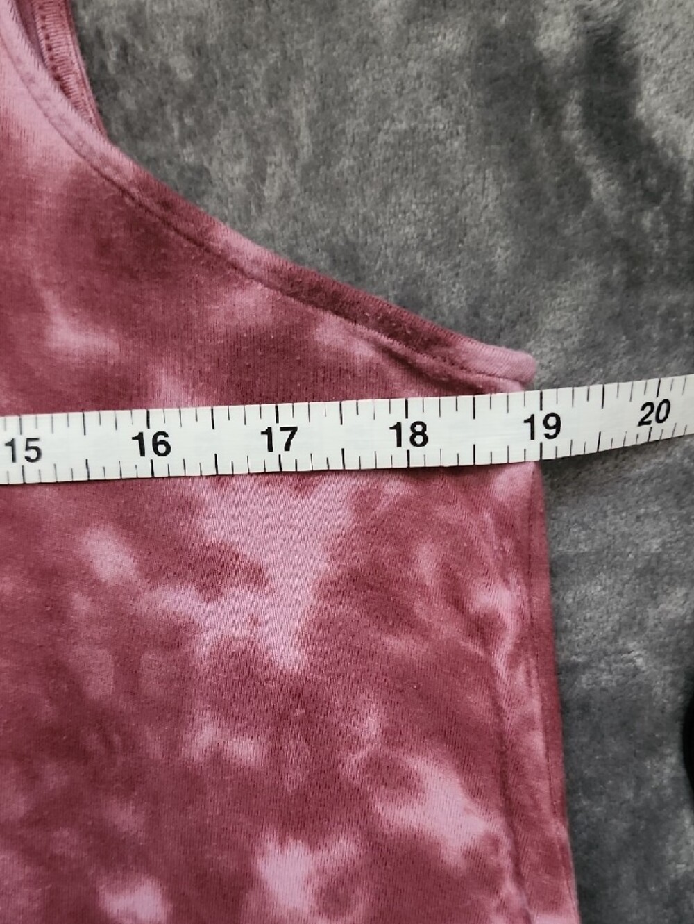 Old Navy Dusty Rose Tie-Dye Sleeveless Tank Top Size M Tall - Picture 3 of 7